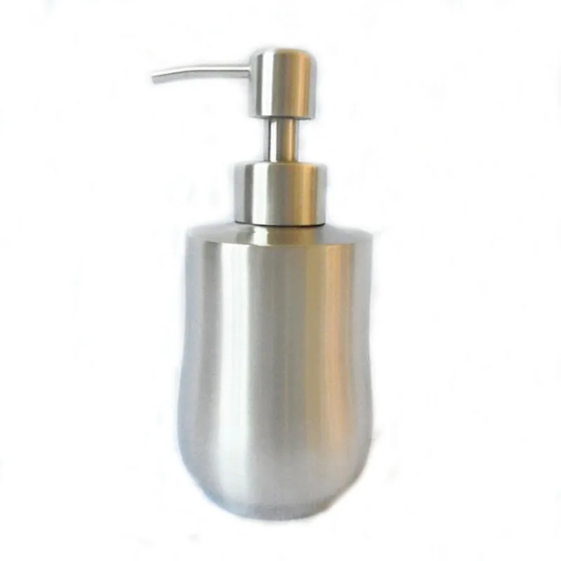 1Pc Lotion Pump Bottle Stainless Steel Hand Liquid soap dispenser Sink
