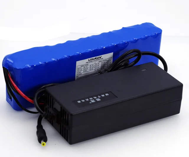 Liitokala 48 V 5.2ah 13s2p Высокая мощность 5200 mAh 18650 батарея электрический автомобиль электрический мотоцикл 54,6 V BMS защита+ 2A зарядное устройство