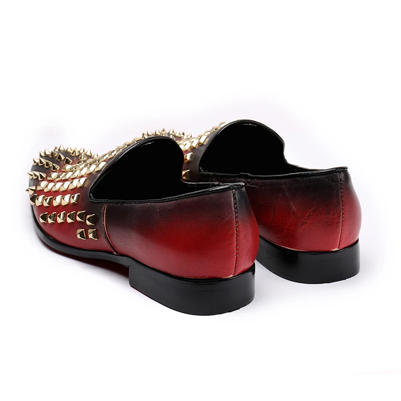 Beertola Mocassins Do Homens Rebite 46 Misturadas Genuíno Sapatos De 37 Tamanho Completa Cores Couro Redondo Dedo Luxo Pé Picture vermelho preto As Picture Sapatas Marca Casuais as Azul Dos vr8q0xv