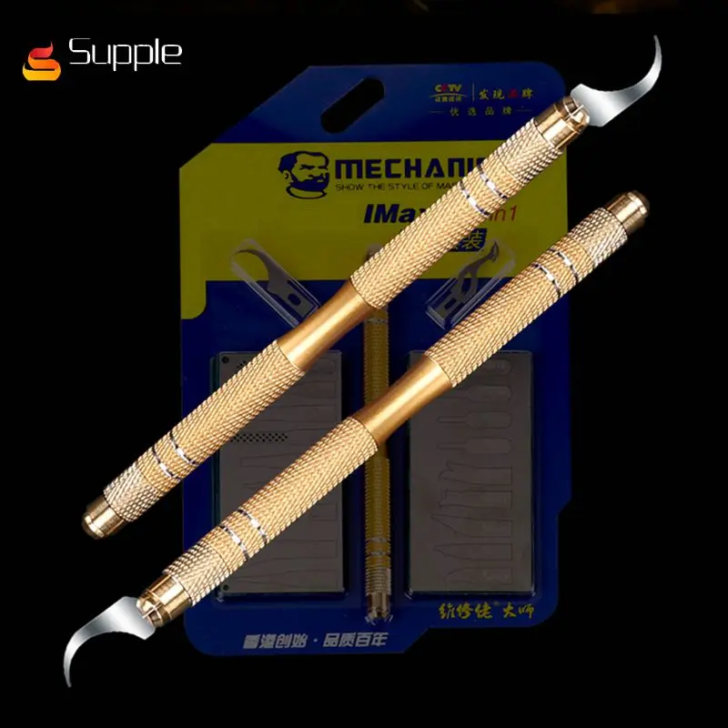 

Mechanic 20-in-1 Multifunctional Mobile Phone Chip Motherboard Remove Blade Rework CPU cleaning Knife Shovel Glue Tool