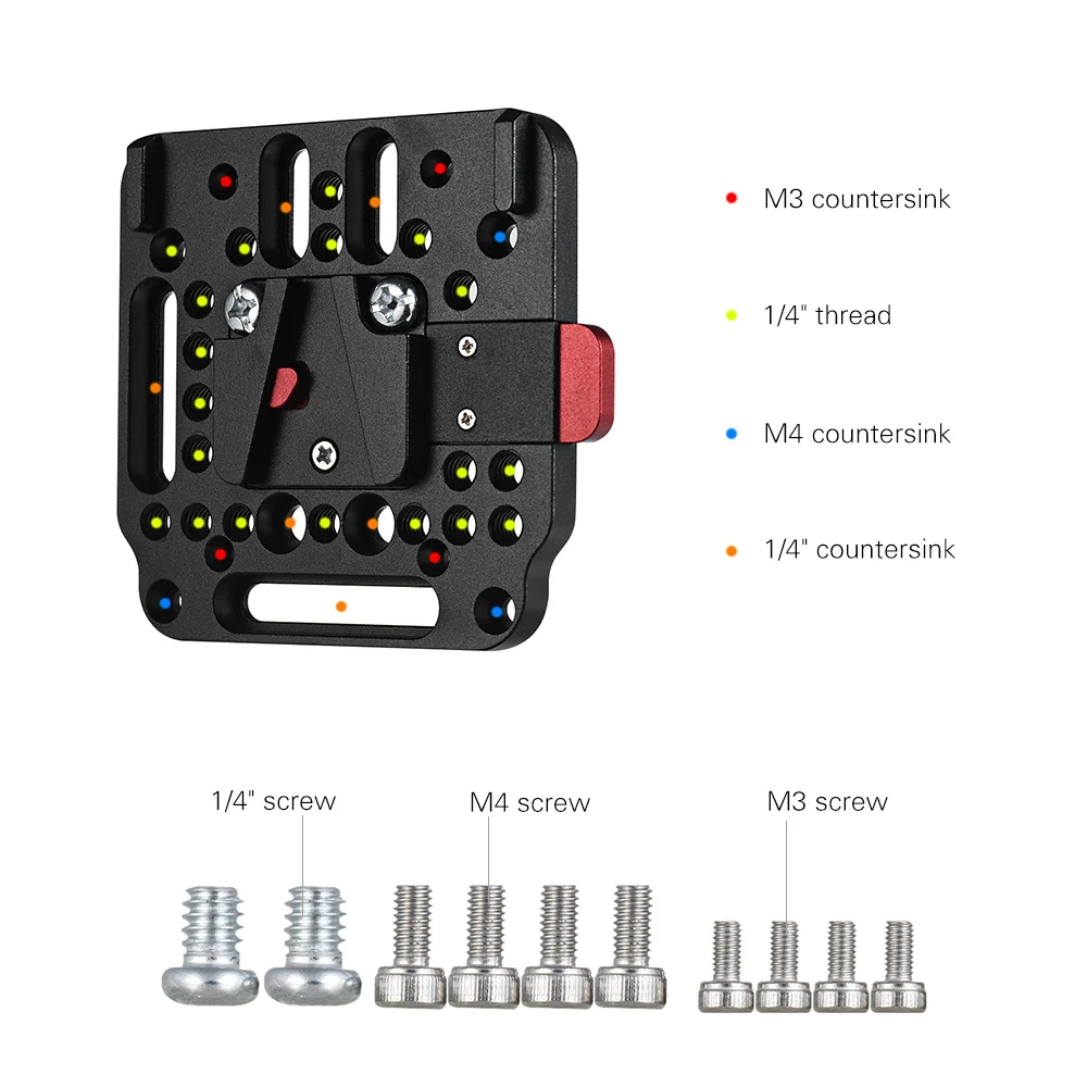 Andoer V-Lock Монтажный Комплект женский V-Dock мужской V-Lock БЫСТРОРАЗЪЕМНАЯ пластина для V-Mount батареи БЫСТРОРАЗЪЕМНАЯ пластина монтажный комплект