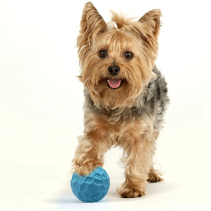 Игрушка для домашних собак, собака, устойчивая к укусам, протекающая пищевая игрушка, медленно кормушка, шарик-игрушка для питомцев, средняя резиновая игрушка для обучения IQ
