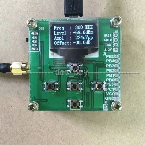1-8000Mhz OLED RF Power Meter Module 1nW-2W Power Set RF Attenuation Value #XTE 