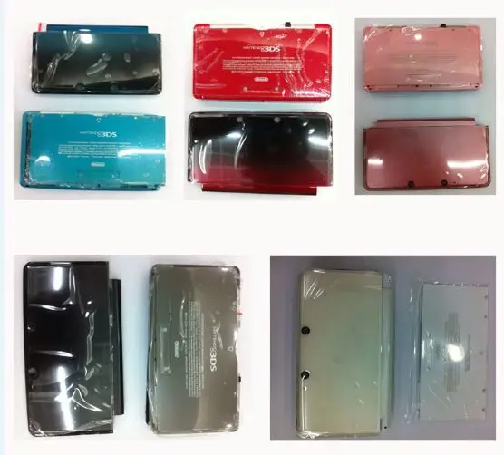 

Full Shell Case Housing For Nintend 3DS Gamepad Console Cover With Rubber Glass