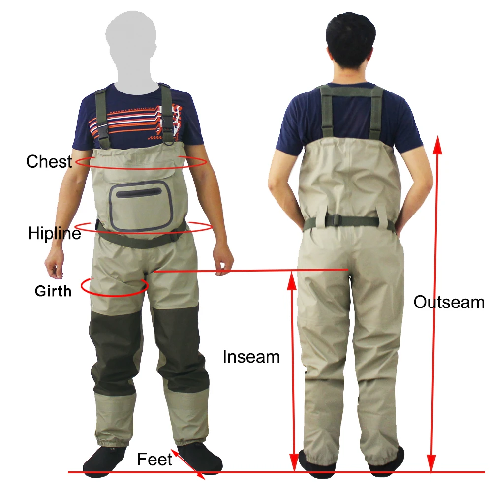 Cheap Roupa de pesca tipo Wader