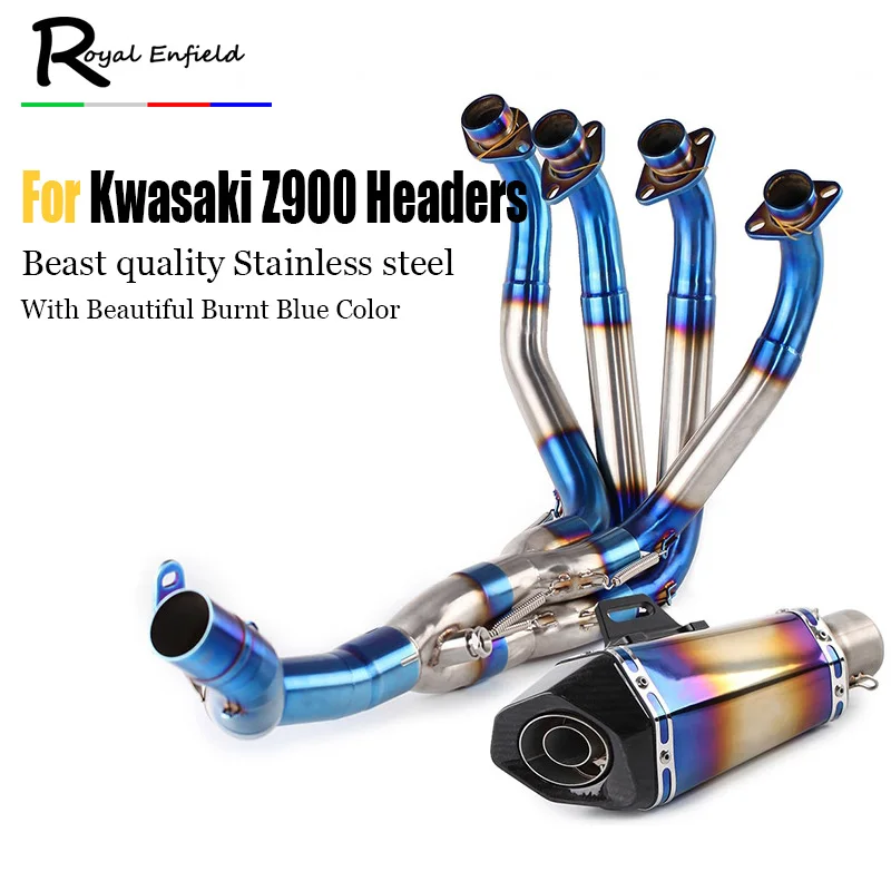 Z900 Motorcycle Full Complete System Exhaust Modified Front headers