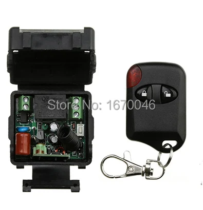 

New AC220V 1CH 10A Remote Control Light Switch teleswitch Relay Output Radio Receiver Module and cat's eye Transmitter