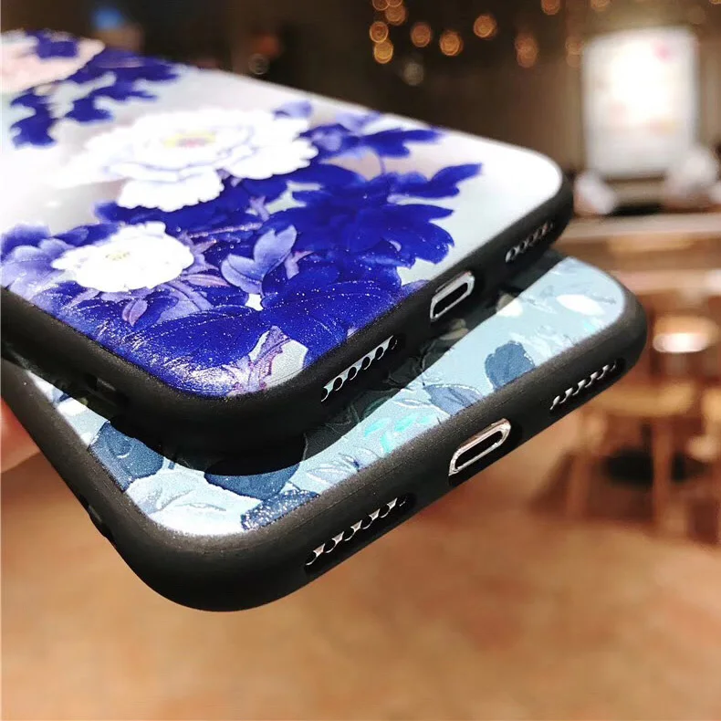 Чехол из ТПУ с 3D тиснением для Huawei Honor 8X 10 Lite Play P30 Mate 20 P20 P8 P9 P10 2017 Mini Pro P Smart 2019