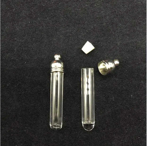 50 шт. стеклянные подвески в форме трубки 29x5 мм|glass vial pendant|vial pendantglass pendant |