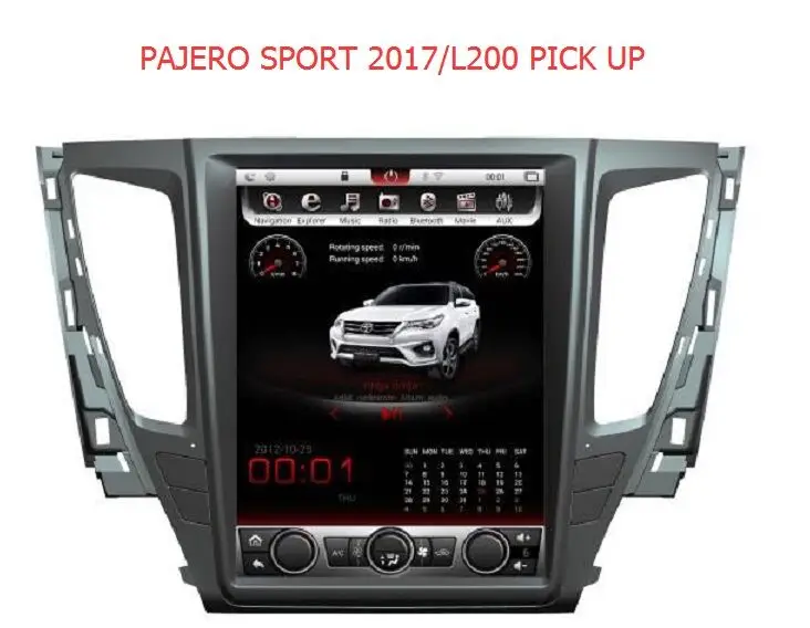 

Otojeta Vertical 12.1 inch Android 6.0 car dvd player for mitsubishi pajero sport 2017 L200 gps navi headunit auto radio stereo