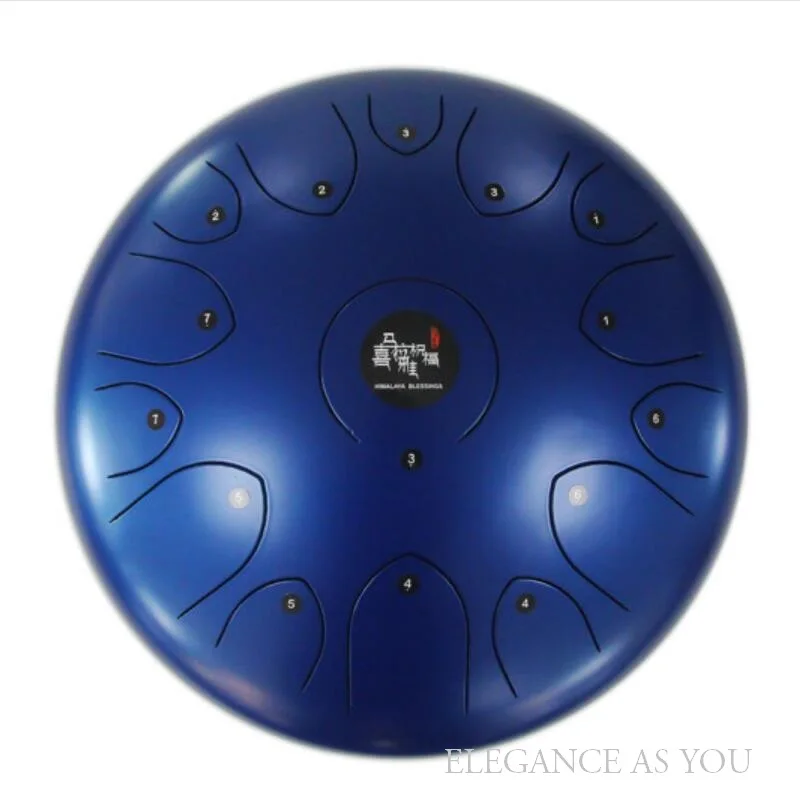 14 дюймовый стальной язык барабан HandPan барабана Металлический Тон C 11 тонов ручной