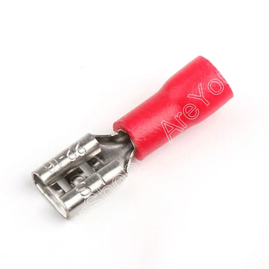 Crimp Terminal FDD1 187 Insulated Female Spade Connector Crimp Terminal 100PCS