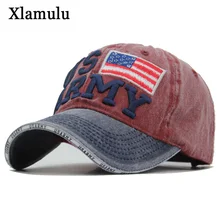Xlamulu бейсбольная кепка армии США s Snapback Головные уборы для мужчин кепки для женщин Ретро Bone Snapback мужская шапка водителя грузовика Casquette Gorras Dad головные уборы