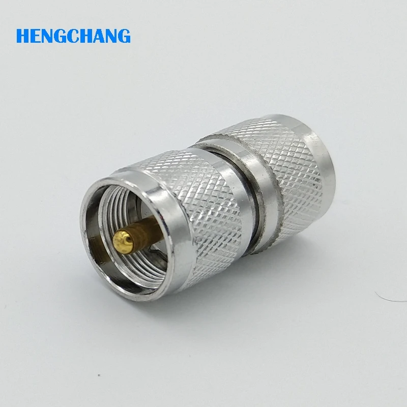 

UHF PL259 male to male UHF male Plug double straight Long SL16 RF Coax adapter convertor