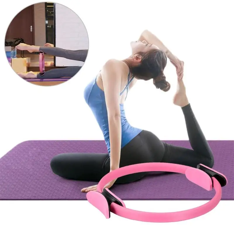 ★ Тренировка с двумя рукоятками Yoga Pilates Ring Muscle Exercise Kit Волшебный круг мышц Bod Yoga Fit ★