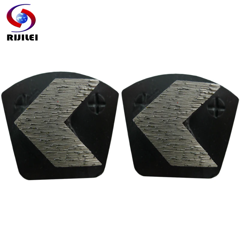 RIJILE 12 PCS/Set Trapezoid Redi-lock Diamond Grinding disk for concrete floor Grinding pad shoes marble polishing plate P20B RIJILE 12 PCS/Set Trapezoid Redi-lock Diamond Grinding disk for concrete floor Grinding pad shoes marble polishing plate P20B