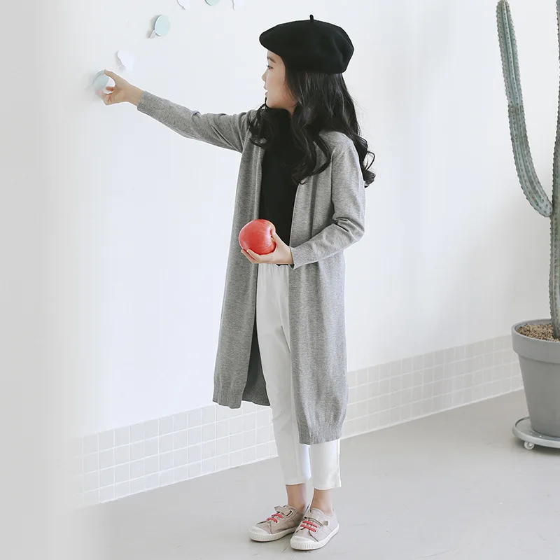 

SOKOBX Knitted cardigan winter sweater Girls jumper Knitted cardigan Teenage coat Soft casual sweater pull outerwear