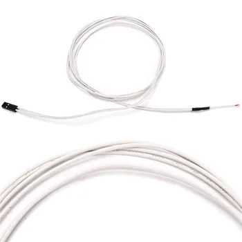 

1PC Reprap NTC 3950 Thermistor 100K With 1M Wire For 3D Printer Temperature Sensor Cable Connector