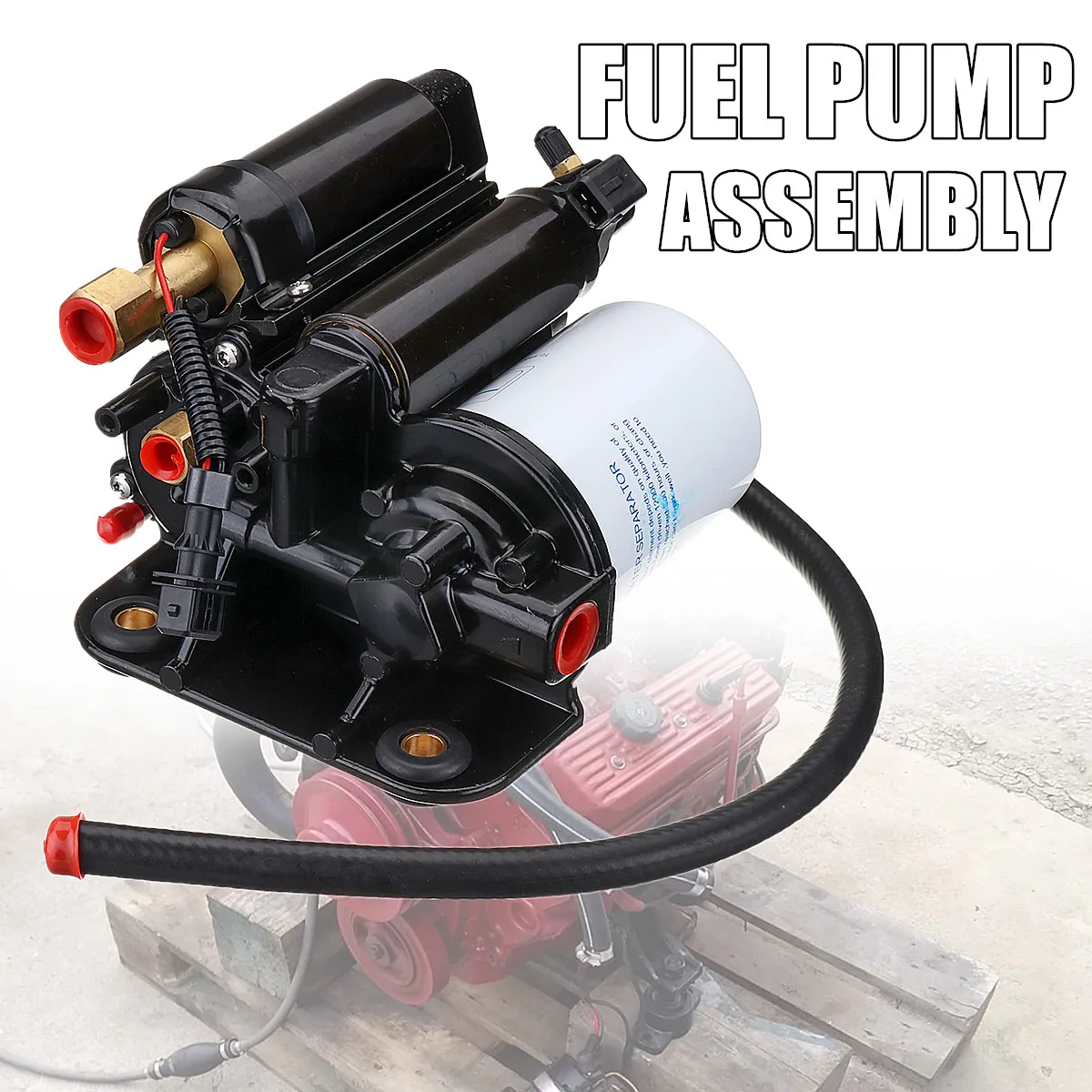 

Electric Fuel Pump Assembly 21608511 21545138 3594444 3861355 3860210 19x23.5x12.5cm Fit For Volvo Penta 4.3L 5.0L 5.7L