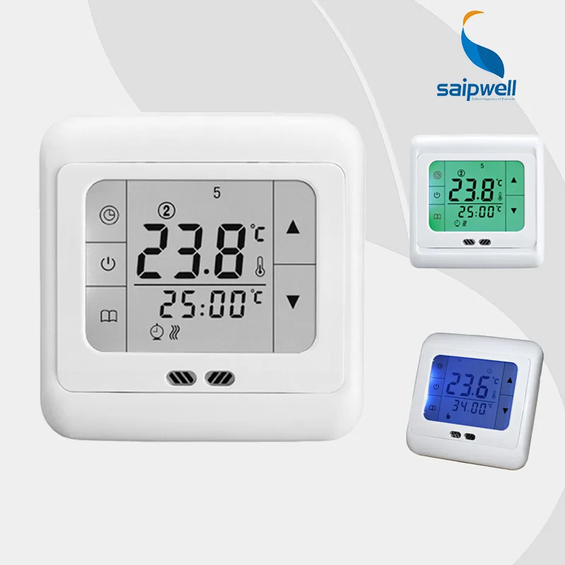 Digital Touch Screen Display Thermostat Floor Heating Room Thermostat