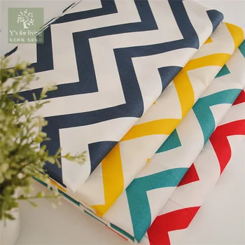 

Free shipping new special cotton canvas fabric DIY home sewing fabrics "Wave Series" cotton fabric 4 color with Delivery 150*50