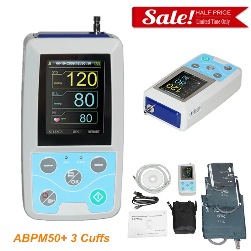 24 hours Ambulatory Blood Pressure Monitor Holter BP Monitor with software with Adult,Child
