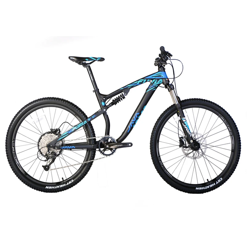 JAVA Mountain Bike 27.5er Full Suspension bicycle 9 Speed Oil Disc Brake