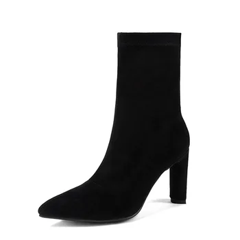

The wind in the winter of 2018 new products with high point size code 33 - barrel female boots tide of 42, 181029