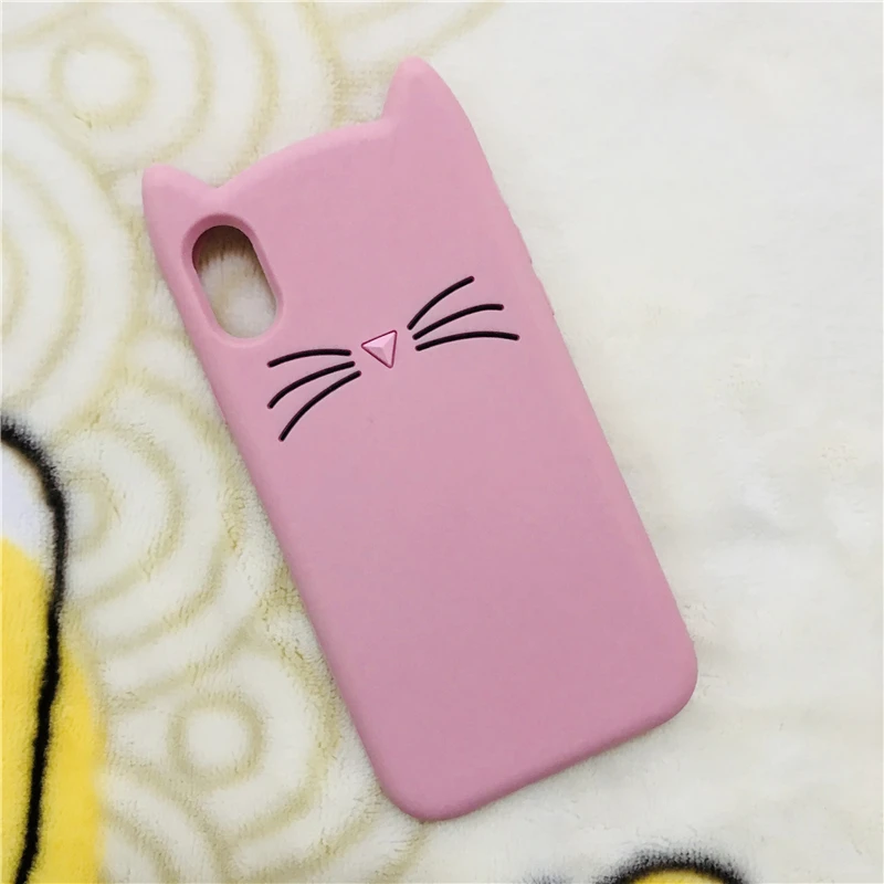 3D Cartoon Soft Silicone Christmas Case For iPhone 5S 5 6 6S 7 8 Plus X Cover Minnie Judy Rabbit Cat Tiger Stitch Unicorn Animal