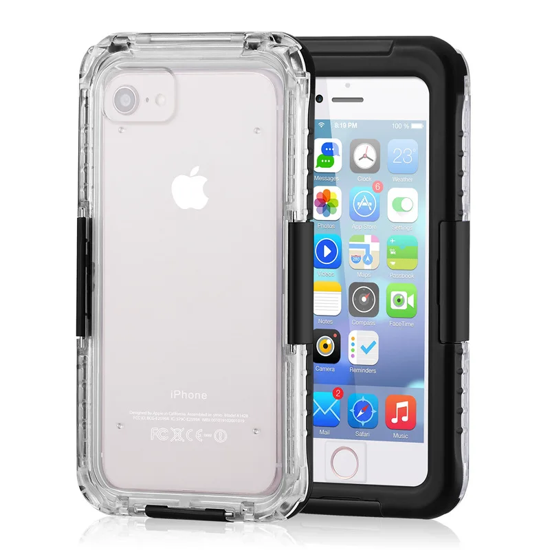Водонепроницаемый противоударный чехол для iPhone 6 6S 7 8 Plus X XS Max XR 10|Бамперы| |
