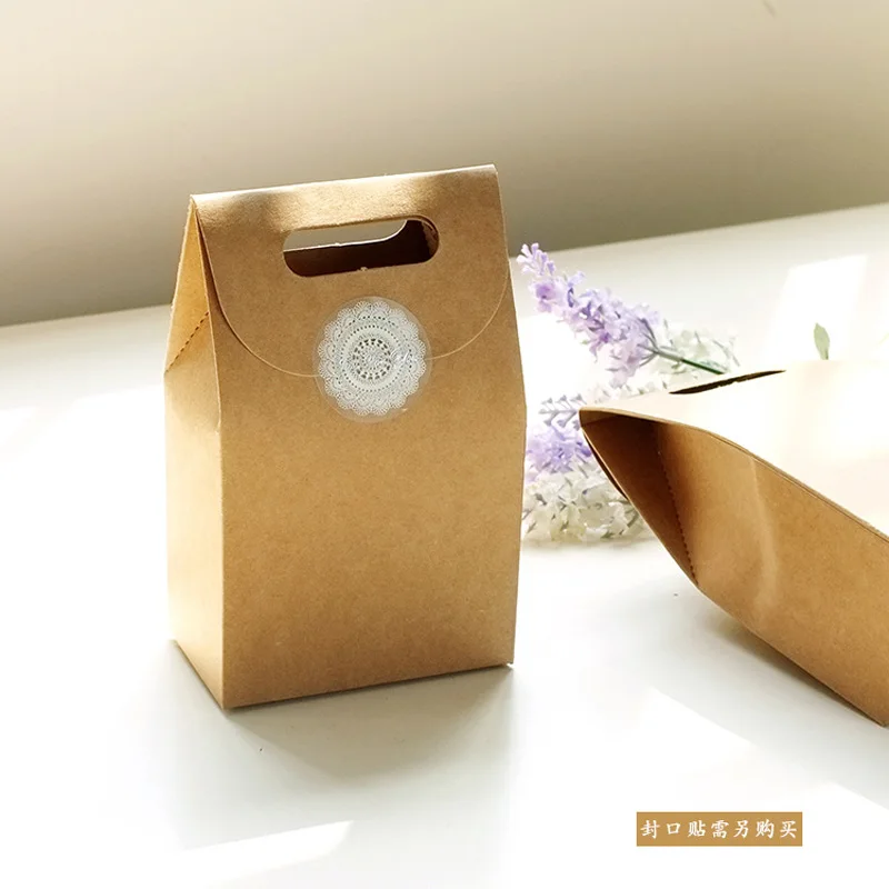 mini brown paper gift bags