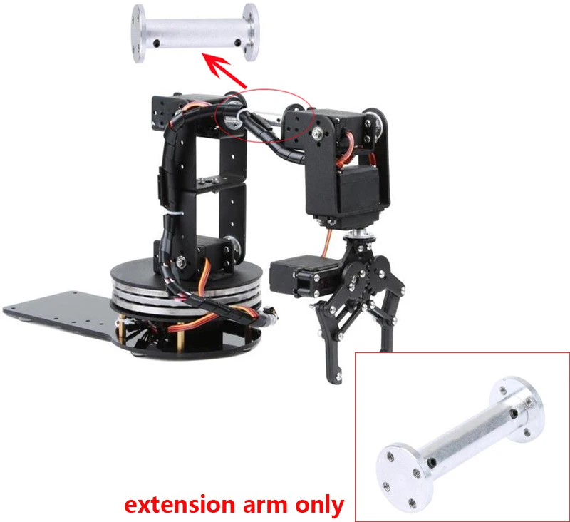 Robot Accessories machanical arm extension arm 6 degrees of freedom