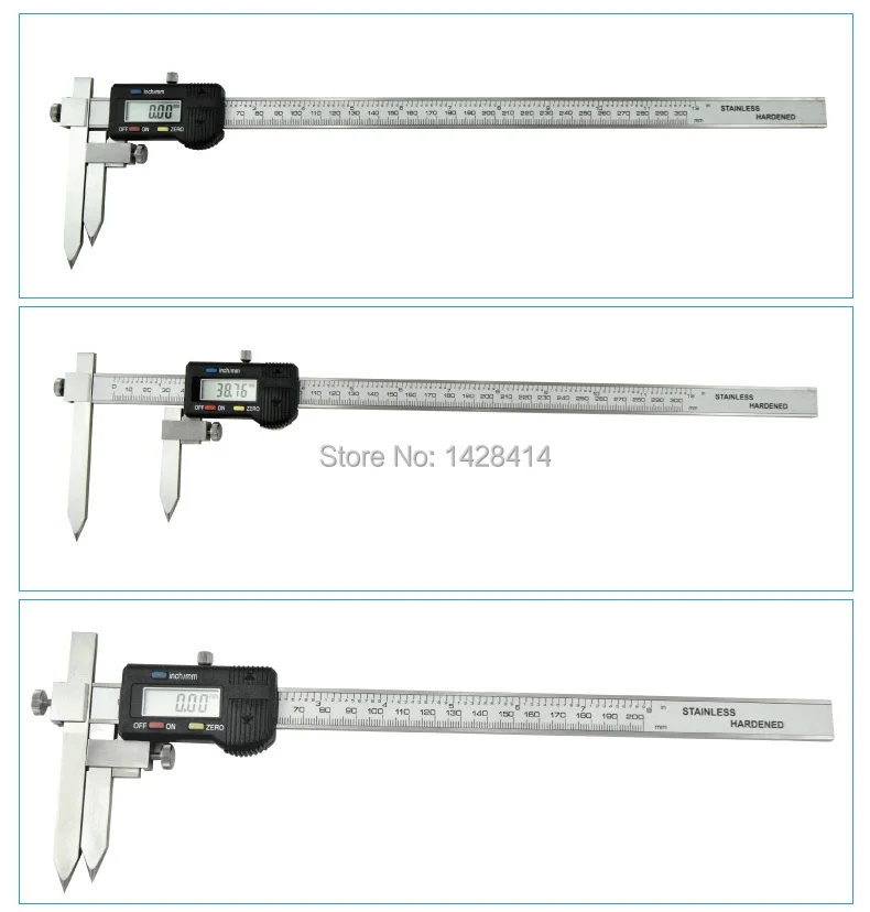 5-600 мм 24 дюйма Межцентровое расстояние между отверстиями цифровой штангенциркуль с нониусом/Центр расстояние между отверстия толщиномер/центр дистанционный суппорт