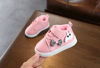 

Kids Winter Fashion child snow boots baby shoes warm plush soft bottom baby girls boots leather winter snow boot for toddler