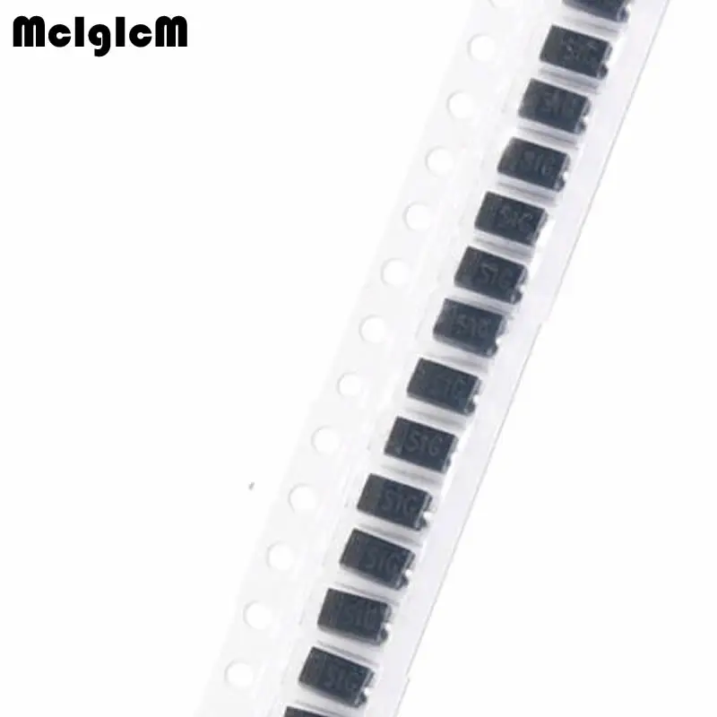 MCIGICM Schottky diode SS12 SS14 SS16 SS24 SS210 SS34 SS36 SS54 SS510 DO 214AC 214AB|Диоды| |