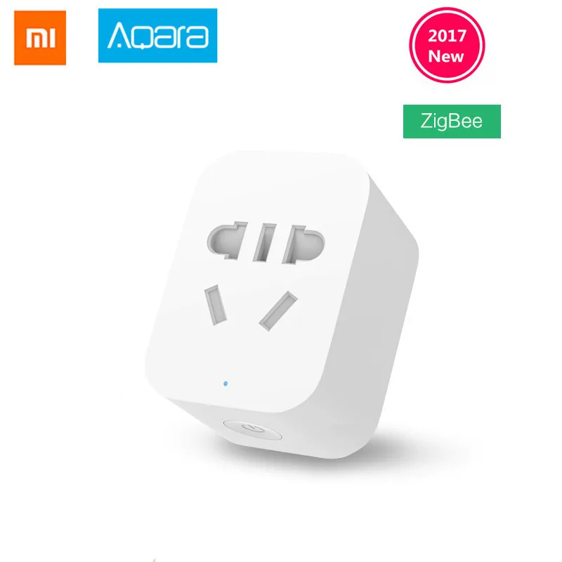 Original Xiaomi Aqara Mi Smart WiFi Socket Plug ZigBee Version Remote Control Work With Xiaomi Smart Home Mijia Mi home APP цена Original Xiaomi Aqara Mi Smart WiFi Socket Plug ZigBee Version Remote Control Work With Xiaomi Smart Home Mijia Mi home APP цены онлайн