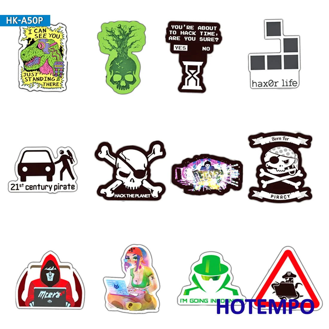50pcs Hackers Graffiti Stickers Programming Internet Html Software Geek for Mobile Phone Laptop Luggage Skateboard Decal Sticker 50pcs Hackers Graffiti Stickers Programming Internet Html Software Geek for Mobile Phone Laptop Luggage Skateboard Decal Sticker