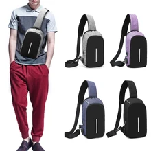 THINKTHENDO модная мужская нагрудная сумка-мессенджер многофункциональная сумка через плечо с зарядкой через usb для путешествий Новинка