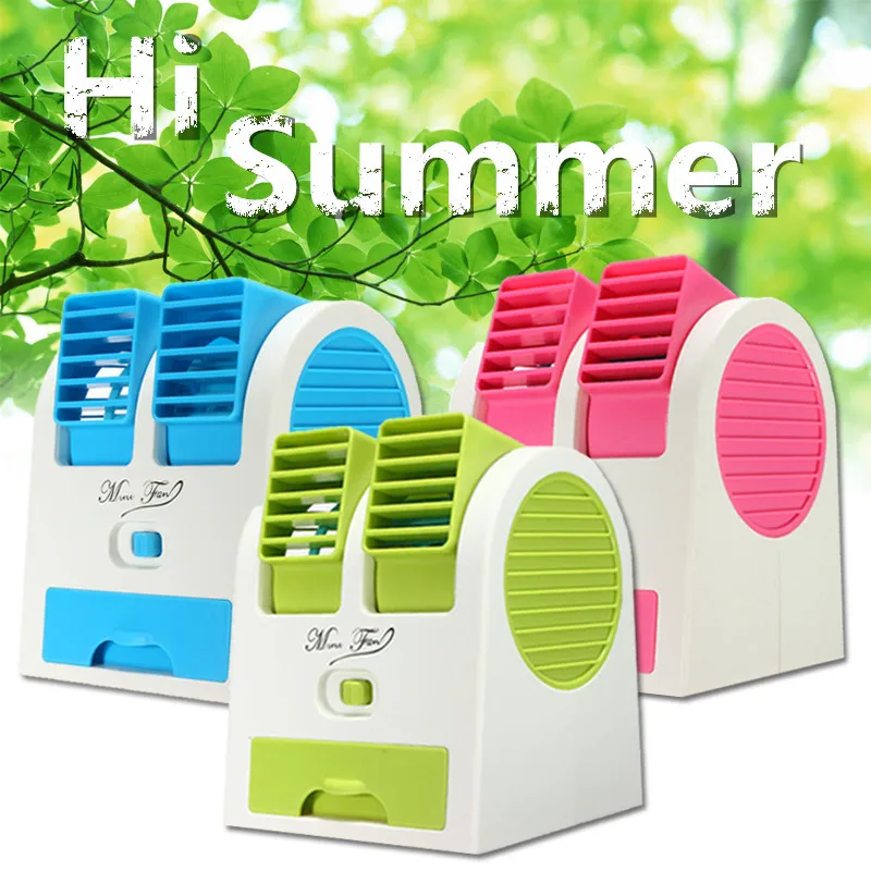 

Portable Office Mini Super Mute Silent USB Bladeless Cooler Cooling Fan Air Conditioner Fan Cooling Desktop PC Fan