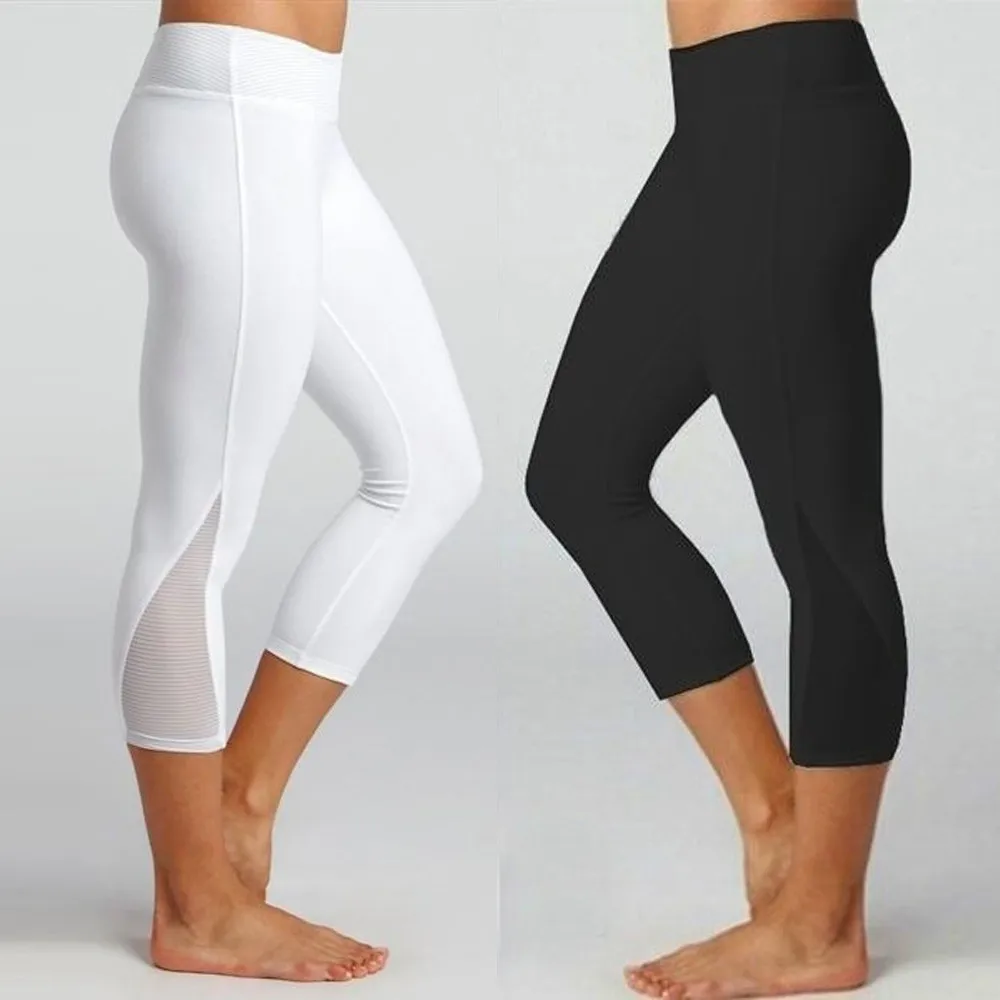 

Women Leggings Fitness Sports Yoga Pants Gym Running Slim Tight Yoga Athletic Calf-Length Casual Pants Mujer 3.74