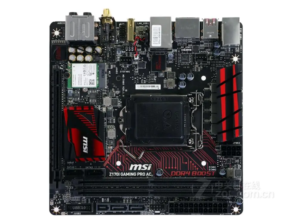 Бесплатная доставка оригинальная материнская плата для MSI Z170I GAMING PRO AC DDR4 LGA 1151 USB3.0