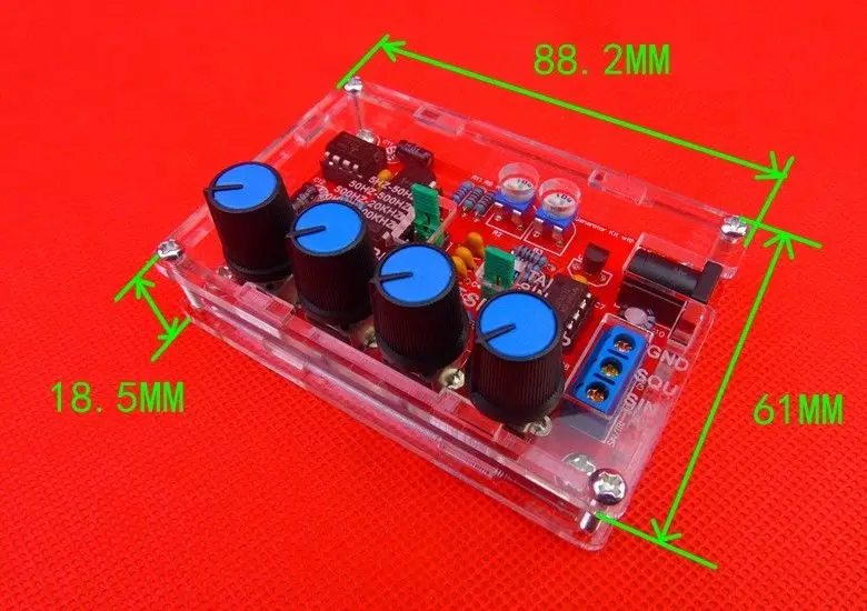 

DIY ICL8038 5HZ~400KHZ Function Signal Generator Sine Triangle sawtooth