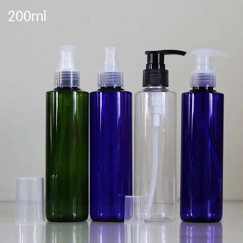 

60pcs/lot 200ml Cosmetic spray PET bottles scent refillable atomizer bottle clear empty 200ml plastic spray bottle,lotion bottle