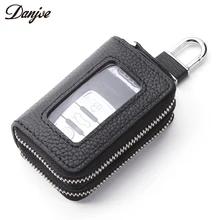 DANJUE многофункциональный чехол для ключей из натуральной кожи для мужчин и женщин, органайзер для ключей из натуральной кожи, сумка для ключей от автомобиля, бумажник ключница