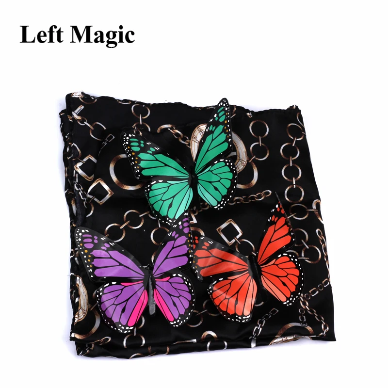 

Magic Appearing Butterflies Magic Tricks Butterfly From Empty Silk Freedom Close Up Stage Magic Props Professional Gimmick Magic