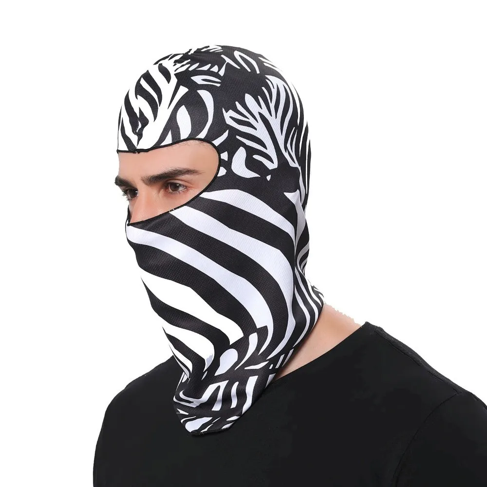 Hats For Women Beanies 3d Zebra Animal Hood Cs Hat Balaclava Outdoor