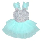 Save 1.26 on NEW Arrivals Kids Girls Baby Sleeveless Tutu Princess Sequins Dress Pageant Summer Kids Dress