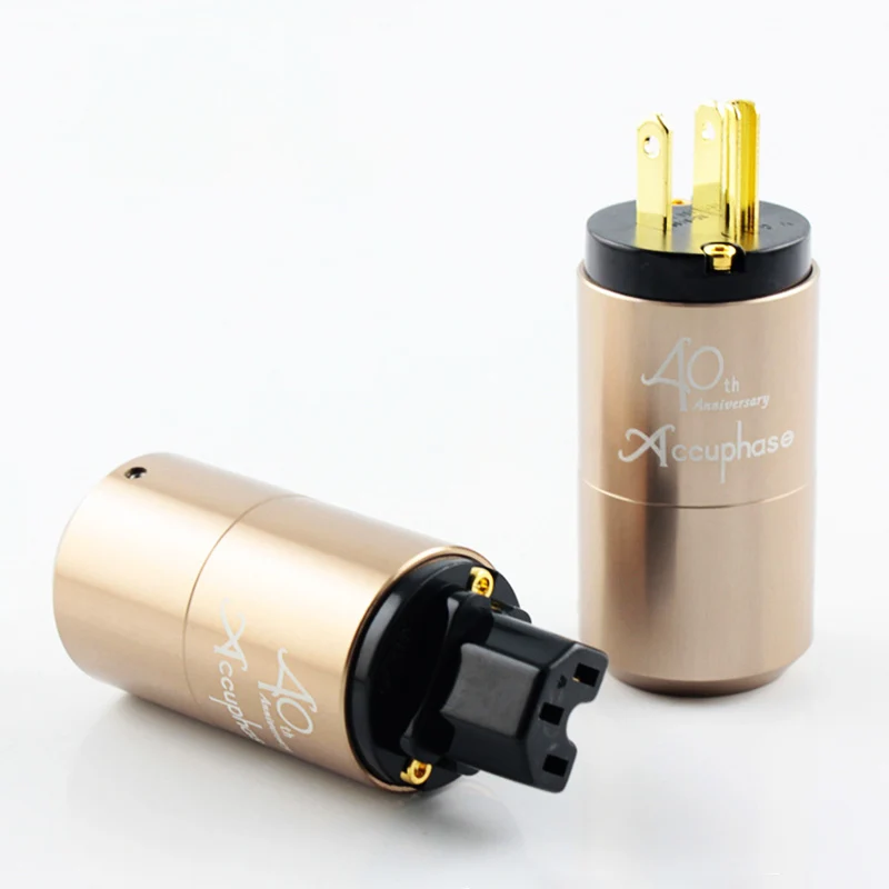 Accuphase DIY OFC с покрытием из чистой меди золотой проводник корпус алюминиевого