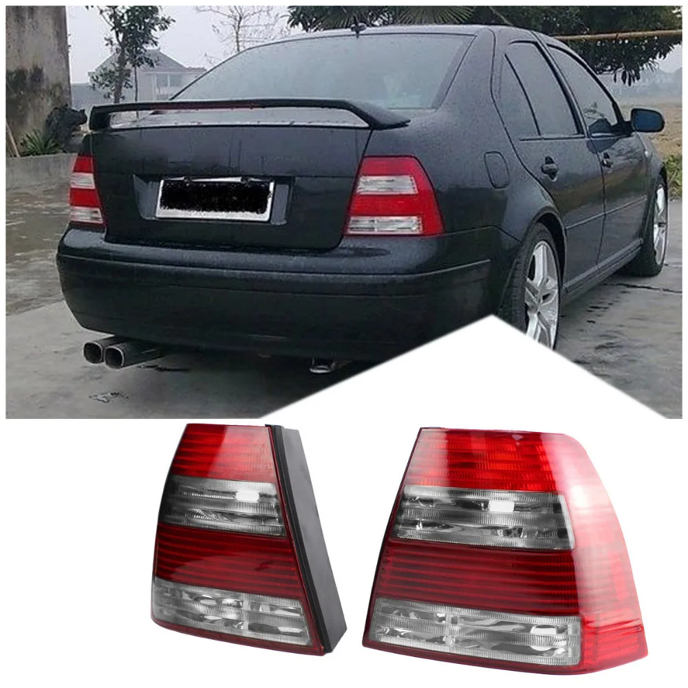 

TAIHONGYU Pair Red Cherry Tail Brake Light Rear Lamp for VW Jetta MK4 IV Bora SEDAN 1999-2004