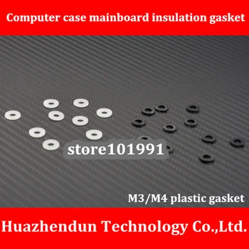 

M3/M4 Black/White Plastic Nylon Washer Plated Flat Spacer Washer Seals Gasket Ring